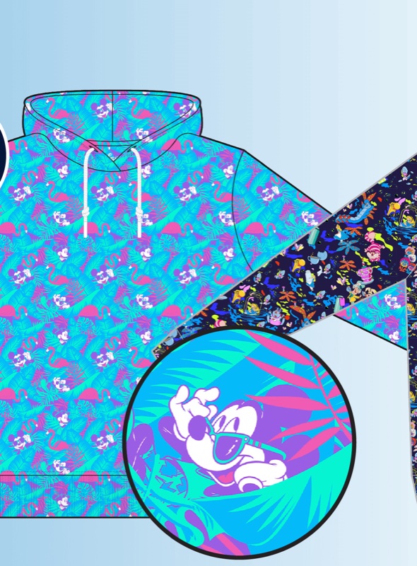 RSVLTS Tropical Mickey Performance Hoodie — front view