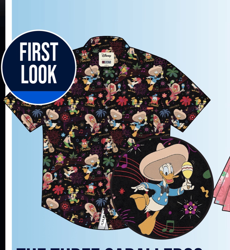 RSVLTS The Three Caballeros KUNUFLEX Short Sleeve Shirt — front view