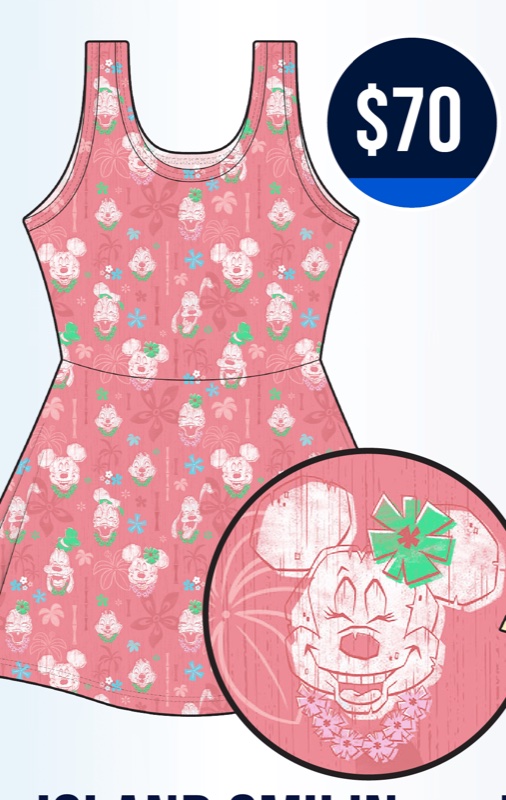 RSVLTS Island Smilin Women's Skater Dress — front view