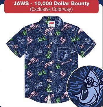 RSVLTS $10,000 Bounty KUNUFLEX Short Sleeve Shirt in Blue — front view