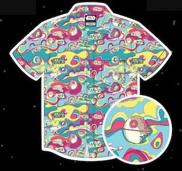 RSVLTS PARSECedelic KUNUFLEX Short Sleeve Shirt in Multicolor — front view