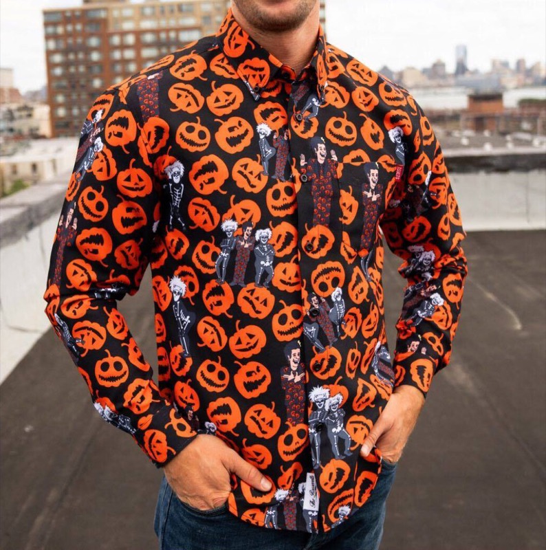 RSVLTS David S Pumpkins Long Sleeve Shirt — front view