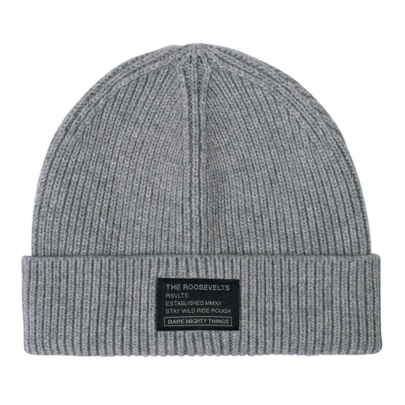 RSVLTS Merino Wool Black Beanie Beanie in Black — detail 4