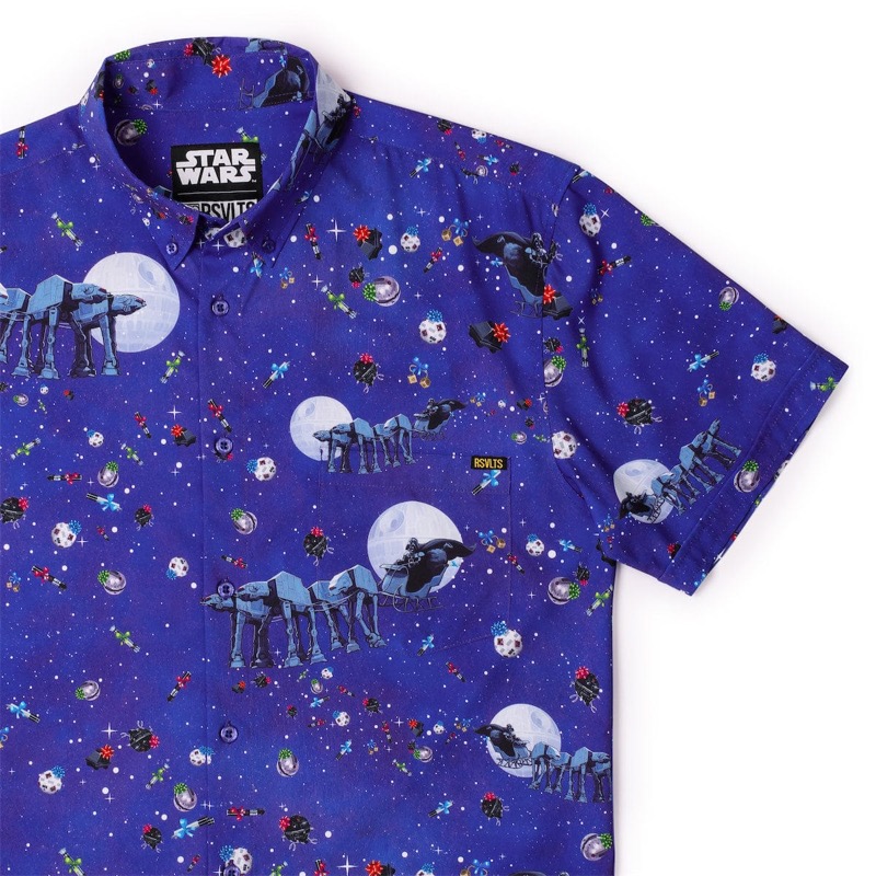 RSVLTS I Am Your Father Christmas KUNUFLEX Short Sleeve Shirt — front view