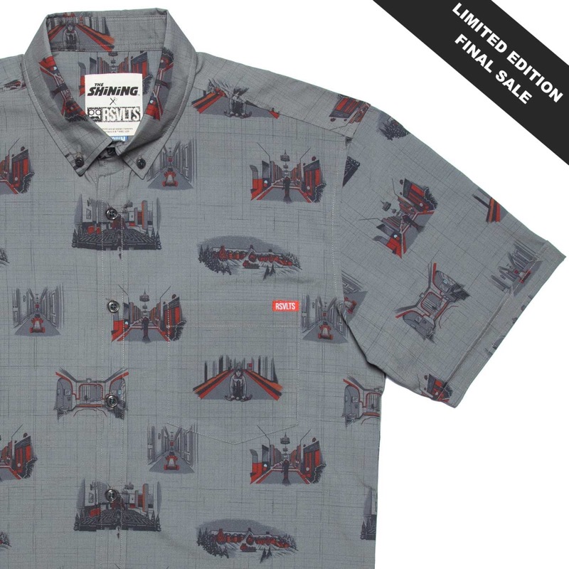 RSVLTS Shine On KUNUFLEX Short Sleeve Shirt in Gray — front view