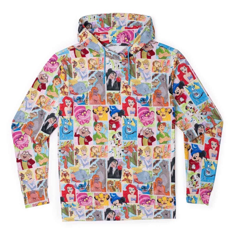 RSVLTS Drawn To Life Performance Hoodie in Multicolor — front view