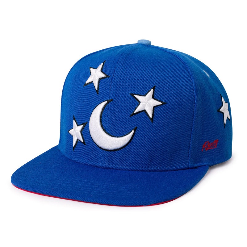 RSVLTS The Sorcerer’s Hat Snapback Hat in Blue — front view