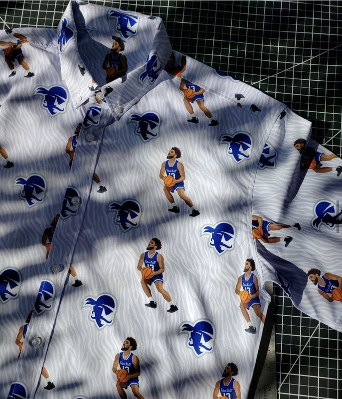 RSVLTS Myles Powell KUNUFLEX Short Sleeve Shirt in Gray — front view