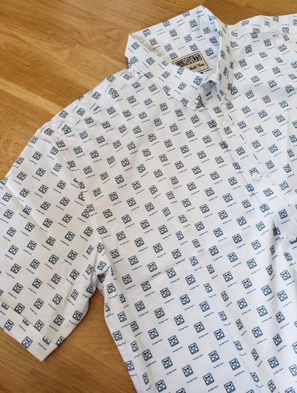 RSVLTS No Data Found KUNUFLEX Short Sleeve Shirt in White — detail 2