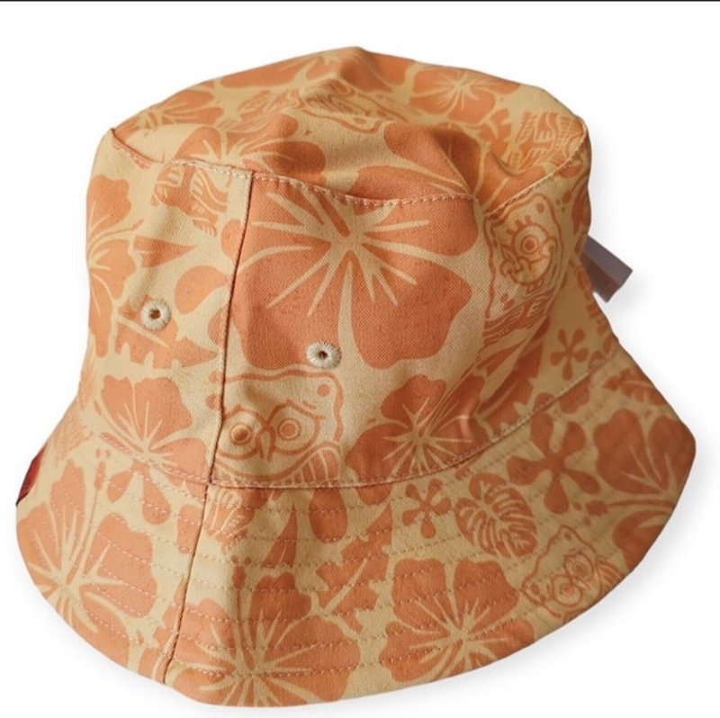 RSVLTS Spongebob Riviera Maya Bucket Hat in Orange — detail 4