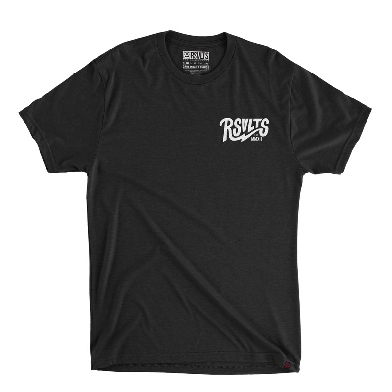 RSVLTS Charge Crewneck Tee in Black — detail 2