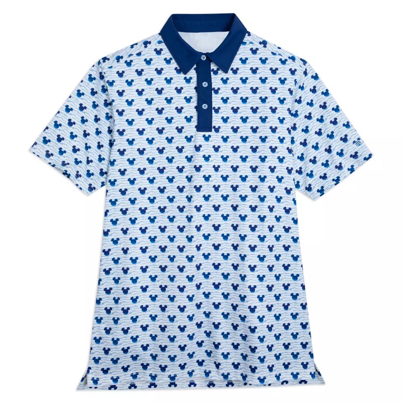 RSVLTS Mickey Mouse Icon All-Day Polo in White — front view