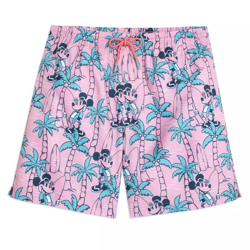 RSVLTS Mickey Mouse Hybrid Shorts in Purple — front view