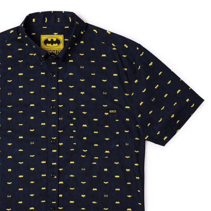RSVLTS I Am Vengeance KUNUFLEX Short Sleeve Shirt in Black — front view