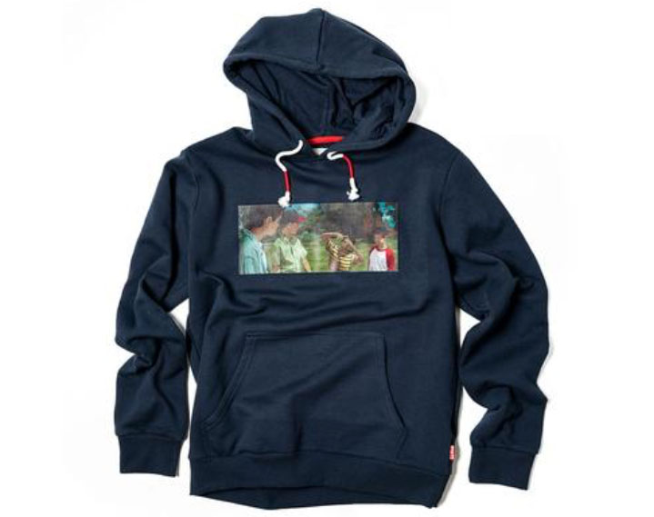 RSVLTS L7 Weenie Performance Hoodie in Blue — front view