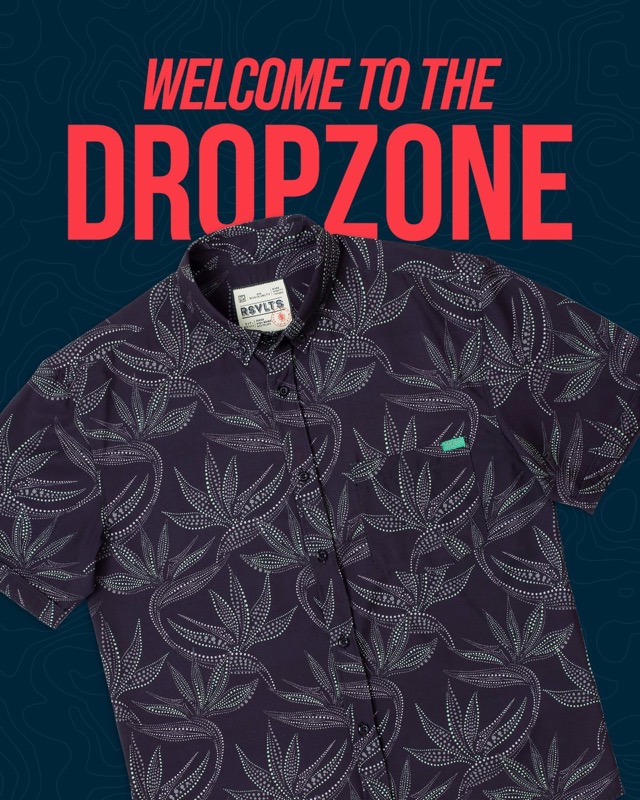 RSVLTS Bio Lume KUNUFLEX Short Sleeve Shirt in Blue — front view