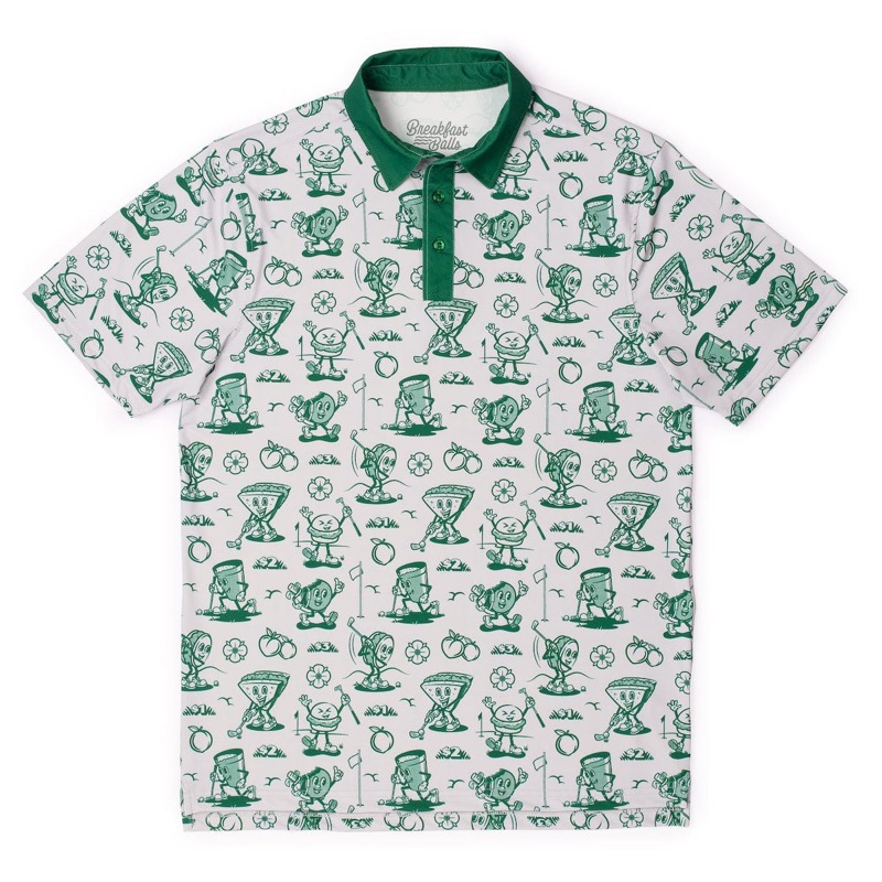 RSVLTS Fore Course Meal All-Day Polo in White — front view