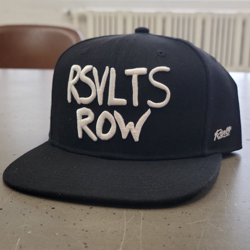RSVLTS RSVLTS Row Snapback Hat in Black — front view
