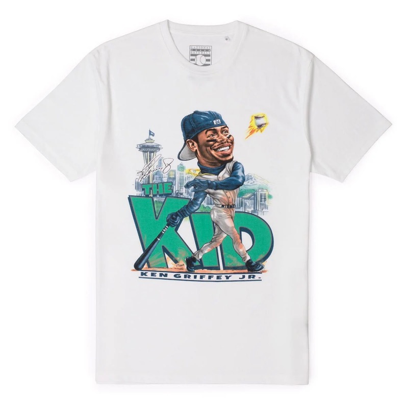RSVLTS The Kid Crewneck Tee in White — front view