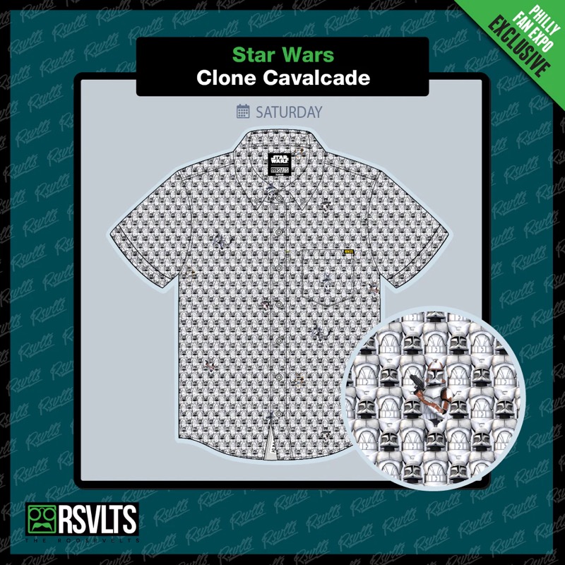 RSVLTS Clone Cavalcade KUNUFLEX Short Sleeve Shirt in White — front view