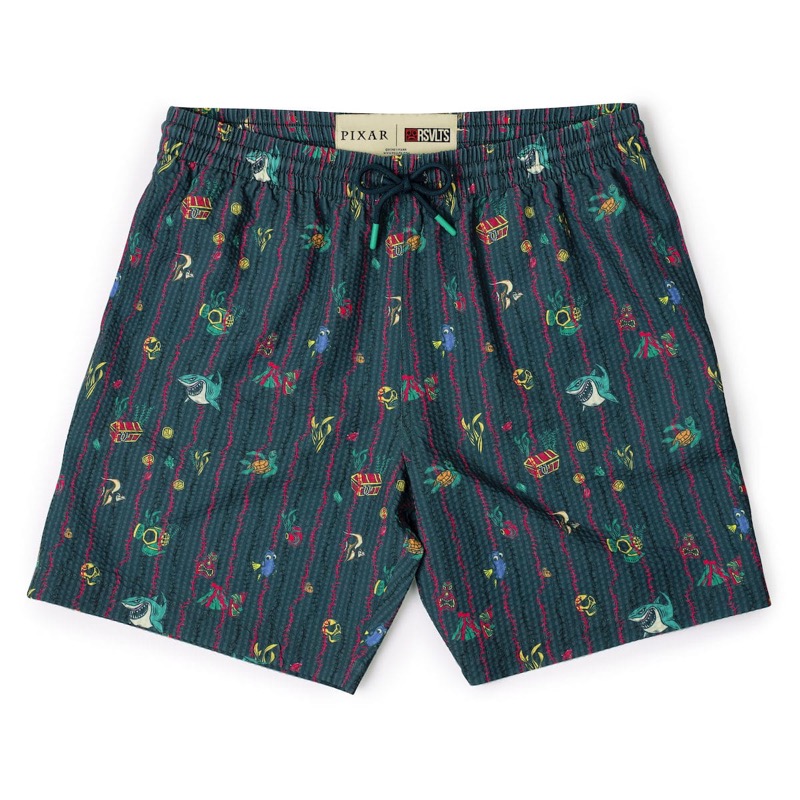 RSVLTS Shark Bait’s Buds Hybrid Shorts — front view