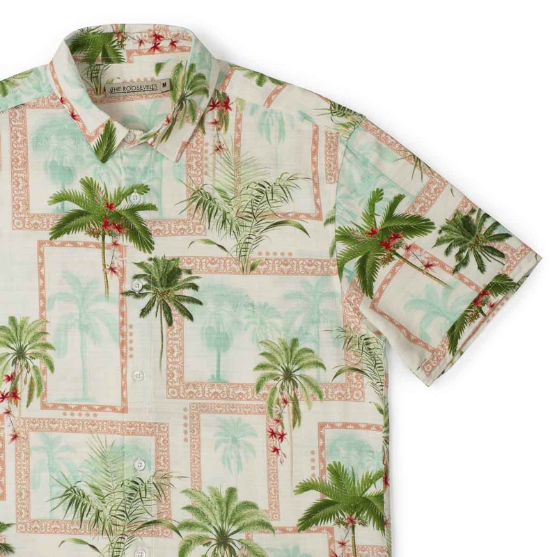 RSVLTS Portraits of Paradise (Bamboo) KUNUFLEX Short Sleeve Shirt — front view