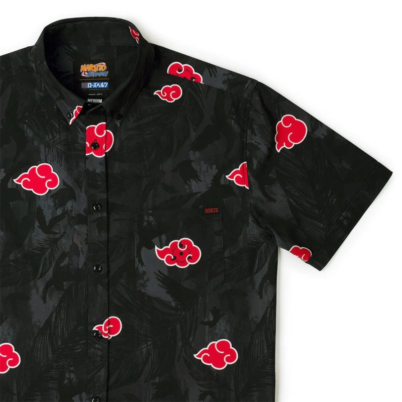 RSVLTS Itachi Uchiha KUNUFLEX Short Sleeve Shirt — front view