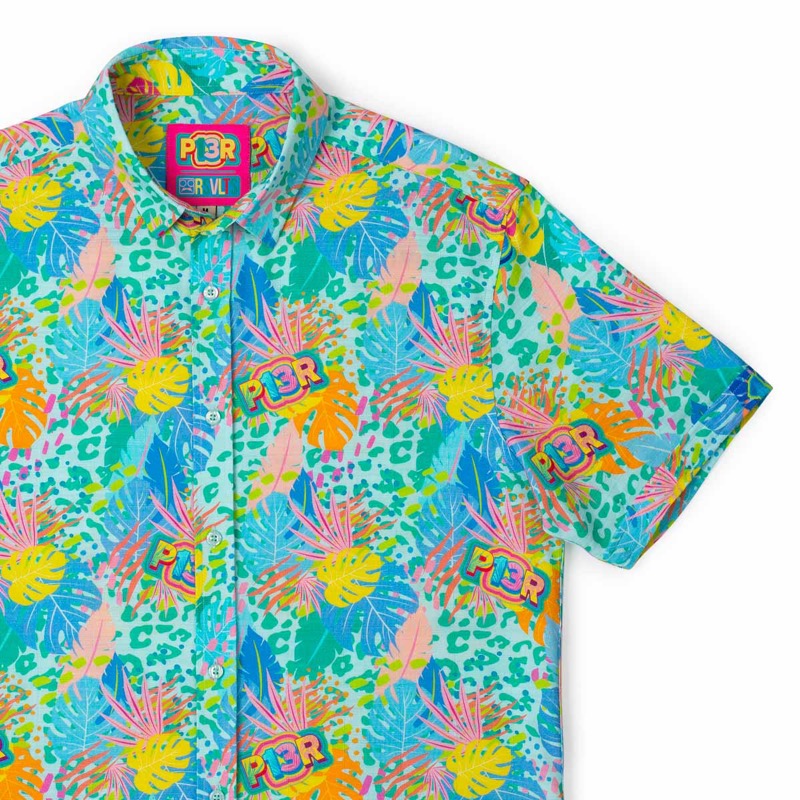 RSVLTS Pier13 Hoboken KUNUFLEX Short Sleeve Shirt in Multicolor — detail 2