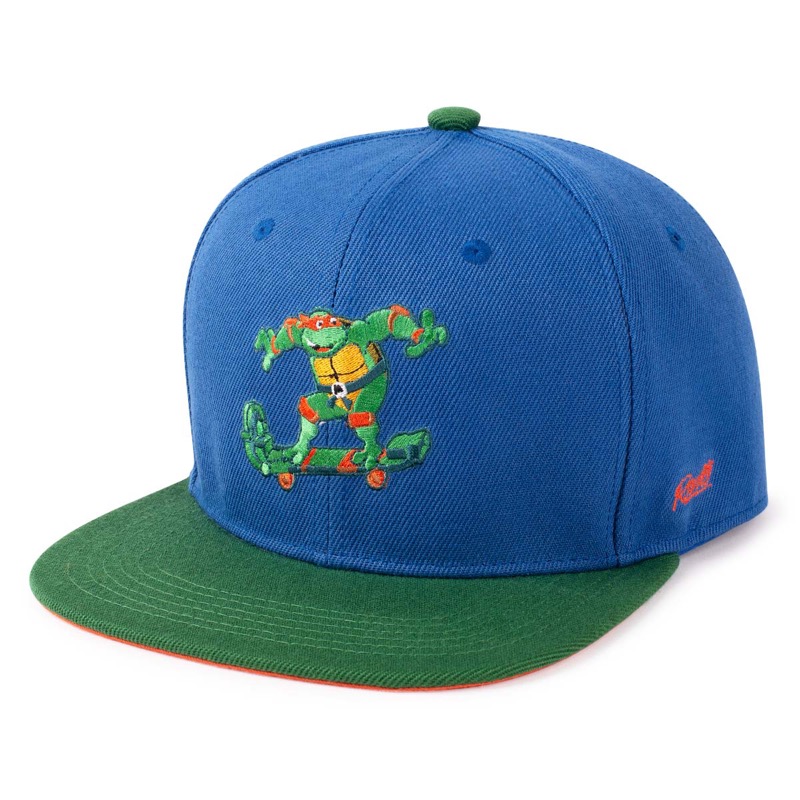 RSVLTS Cheapskatin' Snapback Hat in Blue — front view