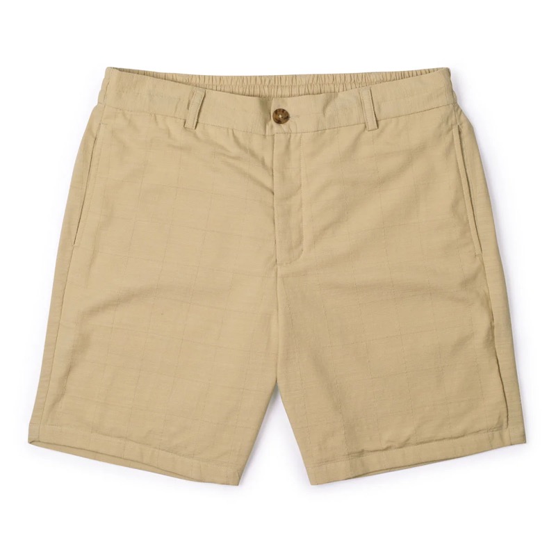 RSVLTS Solid-color Bamboo Resort Shorts — front view