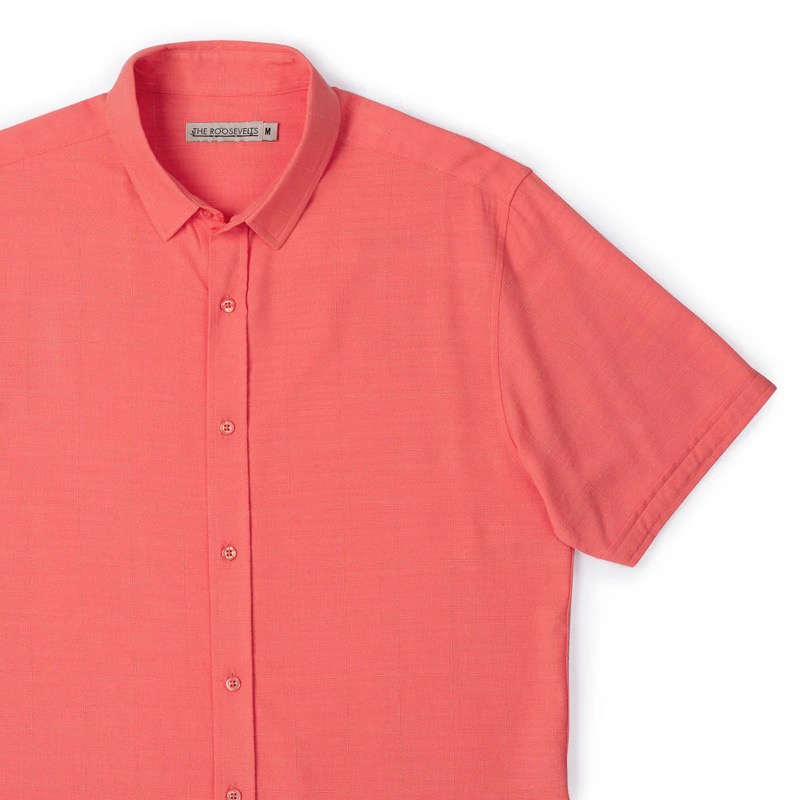 RSVLTS Solid-color Bamboo Short Sleeve Shirts KUNUFLEX Short Sleeve Shirt — detail 3