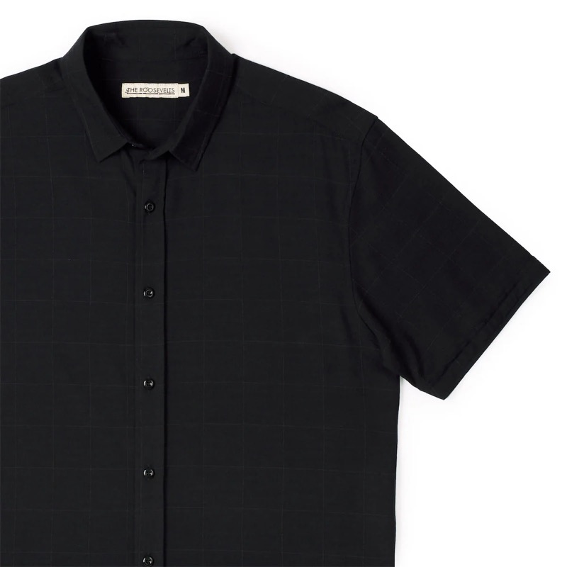 RSVLTS Solid-color Bamboo Short Sleeve Shirts KUNUFLEX Short Sleeve Shirt — detail 6