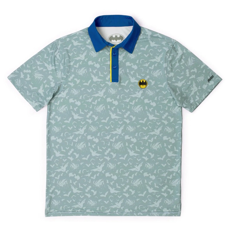 RSVLTS The Caped Crusader All-Day Polo in Blue — front view