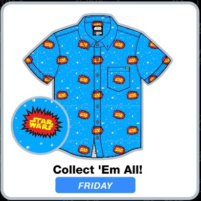 RSVLTS Collect ‘Em All! KUNUFLEX Short Sleeve Shirt in Blue — front view