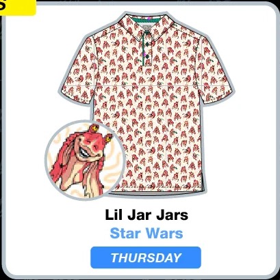 RSVLTS Lil Jar Jars All-Day Polo in White — front view