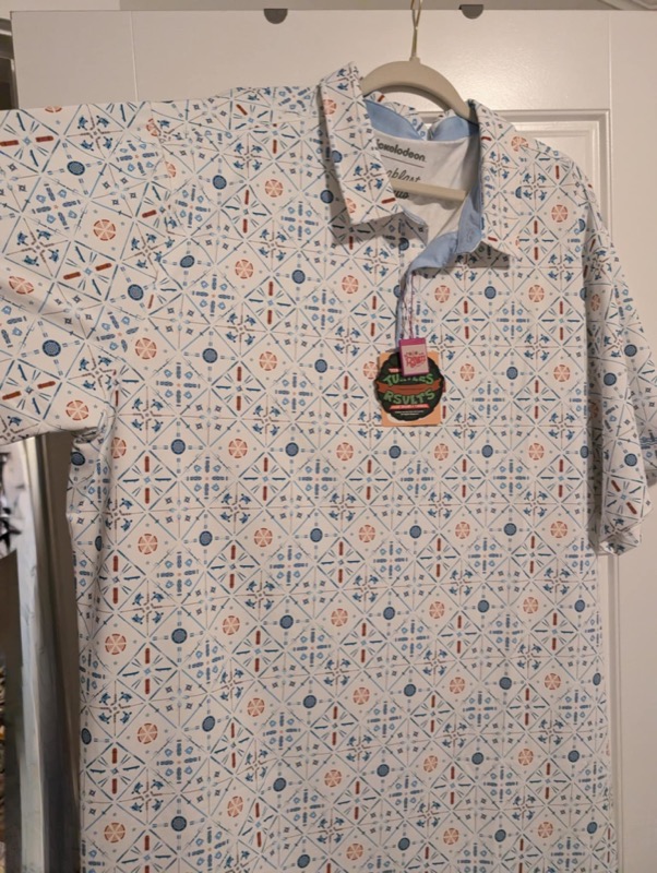 RSVLTS Splinter’s Couch (White) All-Day Polo — front view