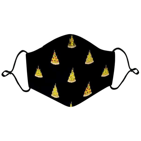 RSVLTS Pizza Party Mask — front view