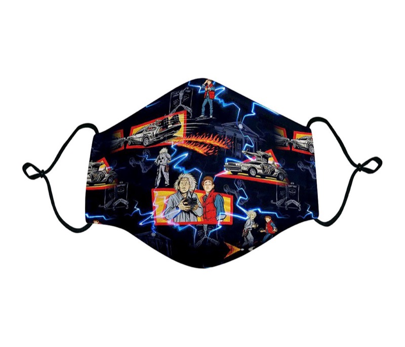 RSVLTS Outatime Mask in Blue — front view
