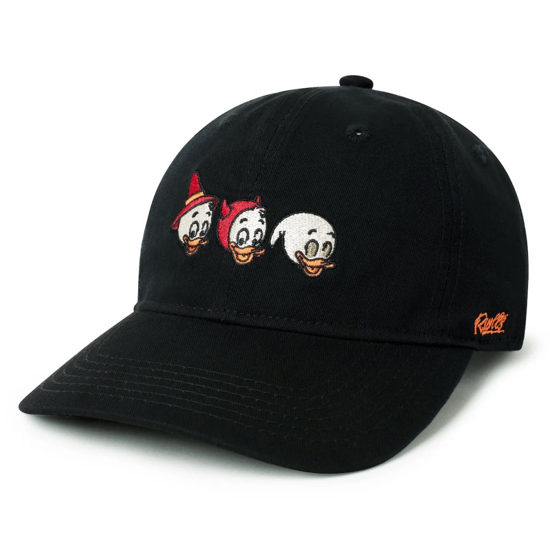 RSVLTS Tricks, Treats, and Trouble Dad Hat in Black — front view