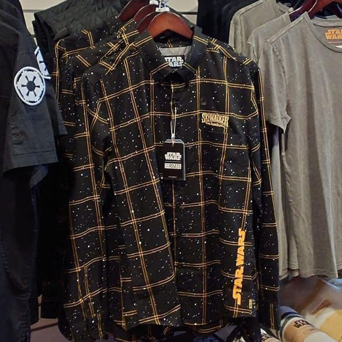 RSVLTS In A Flannel Far, Far Away BorlandFlex Long Sleeve Flannel in Black — detail 2