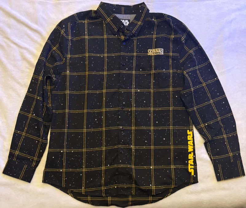 RSVLTS In A Flannel Far, Far Away BorlandFlex Long Sleeve Flannel in Black — detail 4