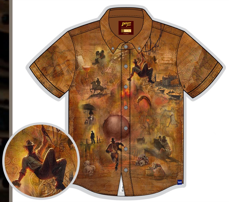 RSVLTS The Archeologist KUNUFLEX Short Sleeve Shirt in Brown — front view