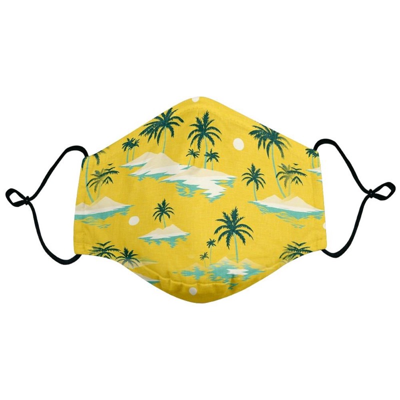 RSVLTS Stuntman Mask in Yellow — front view