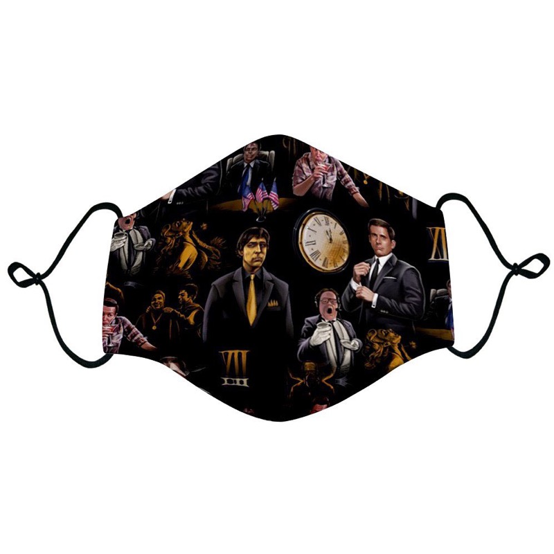 RSVLTS Threat Level Midnight Mask in Black — front view