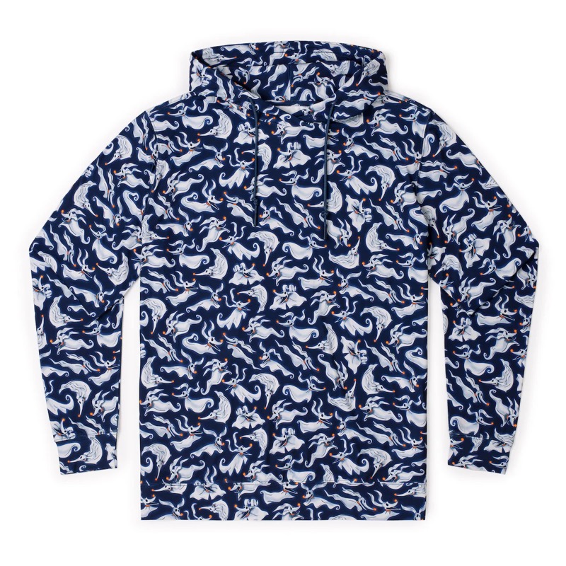 RSVLTS There Goes My Zero Performance Hoodie in Blue — front view