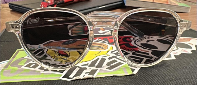 RSVLTS RSVLTS Gold-and-Clear frame sunglasses Sunglasses — front view
