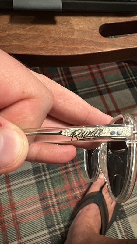 RSVLTS RSVLTS Gold-and-Clear frame sunglasses Sunglasses — detail 2