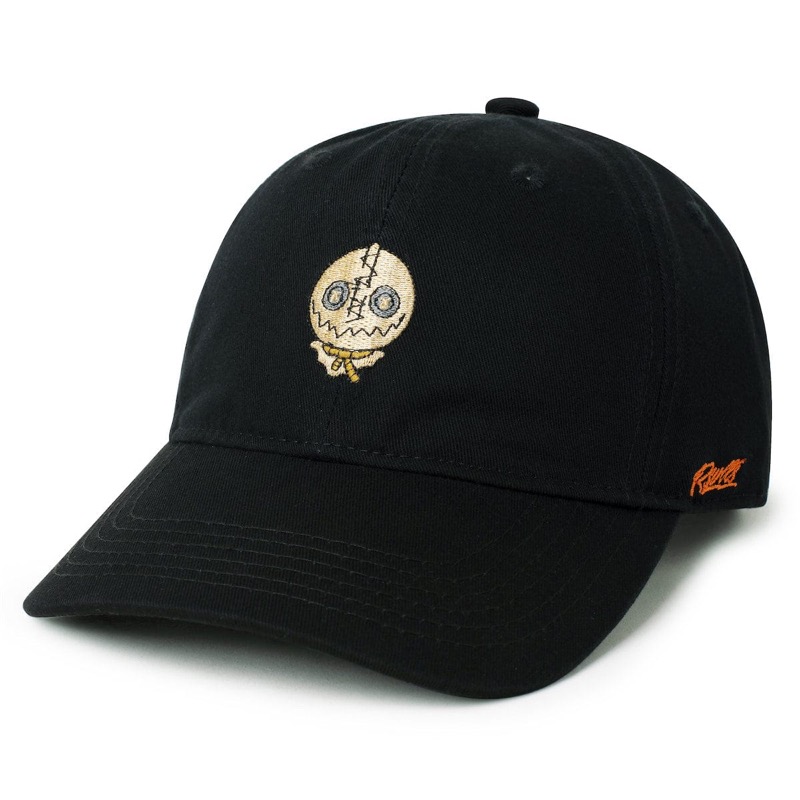 RSVLTS Smilin’ Sam Dad Hat in Black — front view