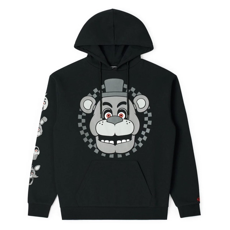RSVLTS Can You Survive? Performance Hoodie in Black — front view