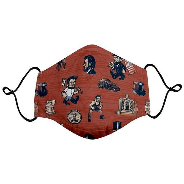 RSVLTS Honest Abe Mask in Brown — front view
